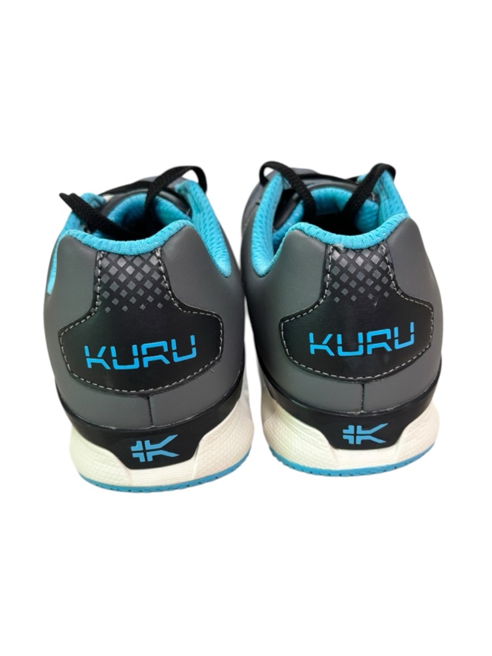 KURU Quantum Shoes Womens 11 Wide Gray Topaz Blue Mesh Walking Sneakers Comfort - Picture 5 of 12